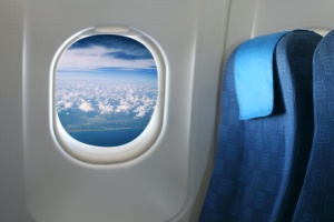 window of a airplane