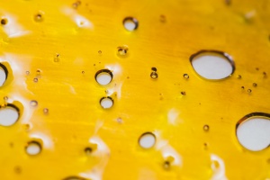 close up of cannabis resin