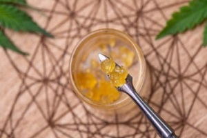 live resin in small spoon