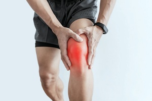 Joint,Pain,,Arthritis,And,Tendon,Problems.,A,Man,Touching,Nee