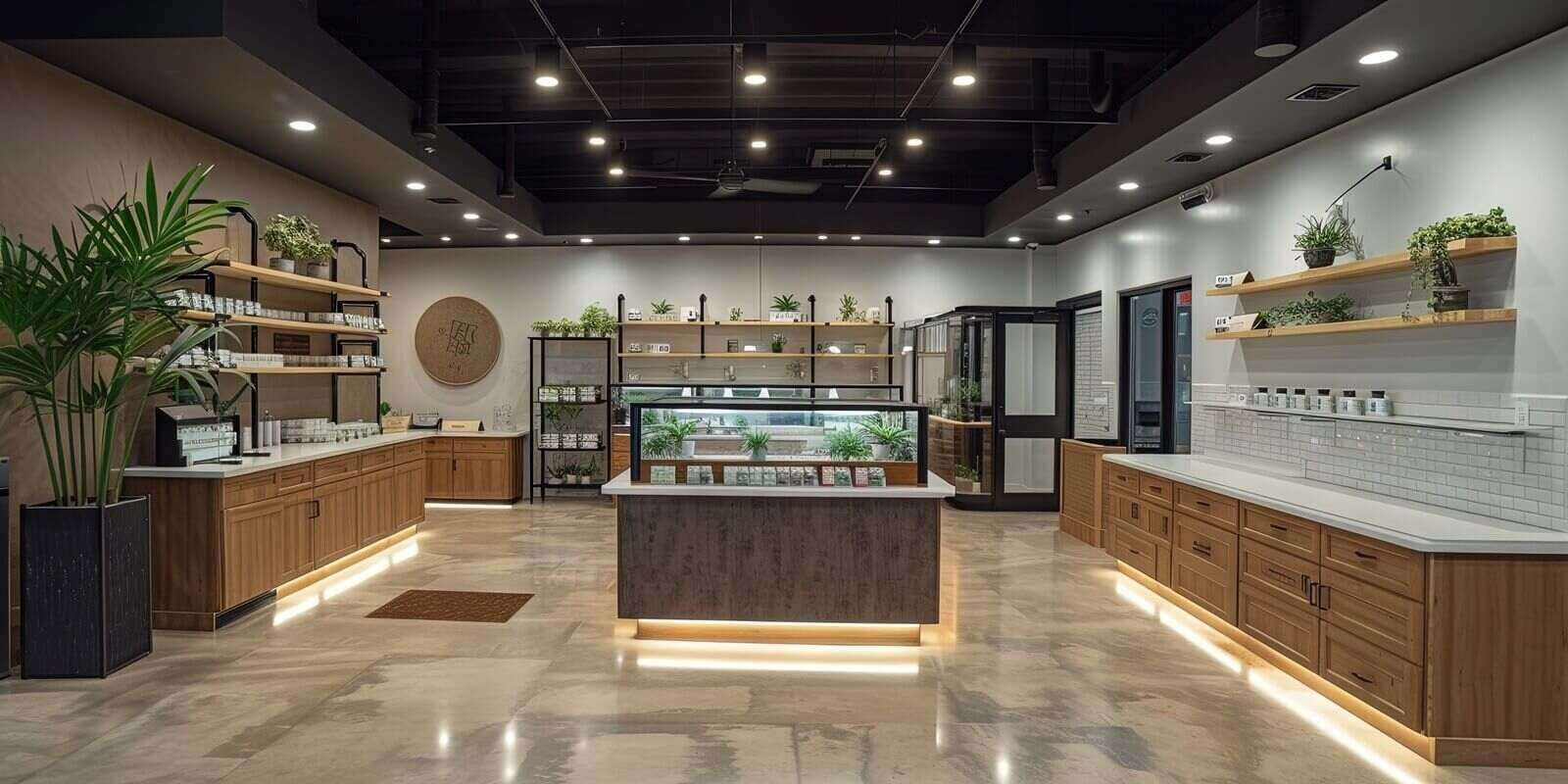 interior of boston marijuana dispensary facility