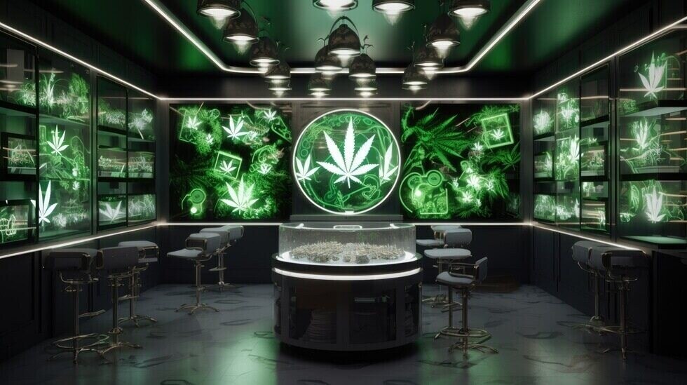 modern aesthetic marijuana dispensary